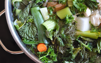 Healing Chicken-Nettle Stock Recipe