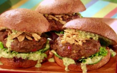 Malaysian Indian Curry-Spiced Beef Burgers Recipe