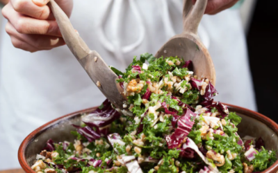 Winter Greens Salad Recipe With Farro & Lemon-Miso Dressing